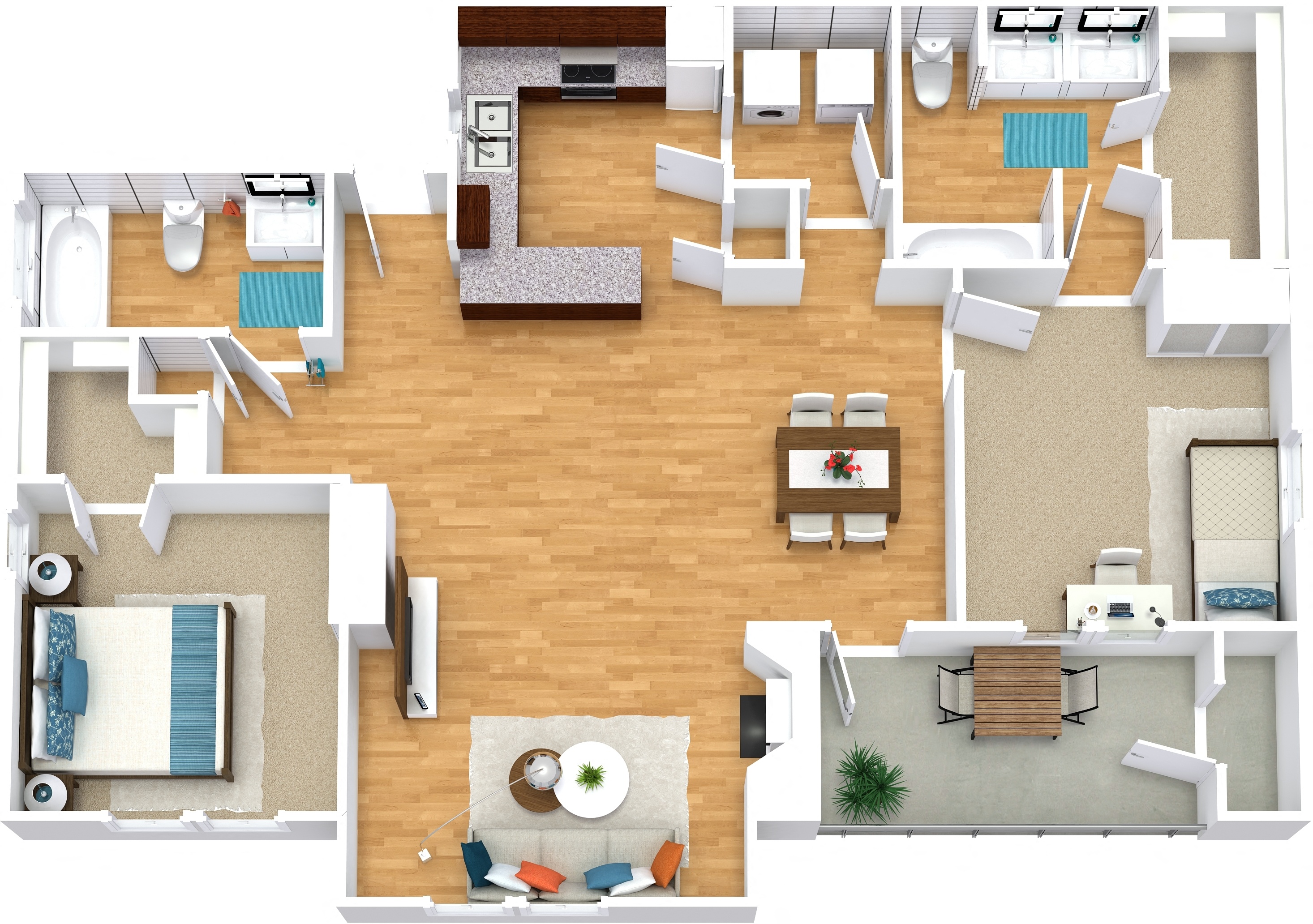 B4 floor plan